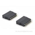Encabezado femenino de 2.54 mm Pitch Dual Fila 16p